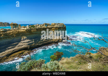 Der razorback, Port Campbell National Park, Great Ocean Road, Victoria, Australien Stockfoto