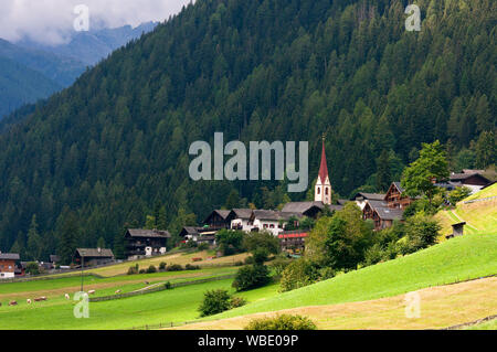 San Nicolò (St. Nikolaus), Val d'Ultimo (Ultental), Bozen, Trentino Alto Adige Stockfoto