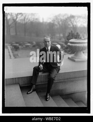 Fred A. Sterling, [2/8/27] Abstract / Medium: 1 Negativ: Glas; 4 x 5 in. oder kleiner Stockfoto