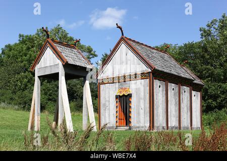 Viking Kirche in Moesgaard in der Nähe von Aarhus in Dänemark Daube Stockfoto