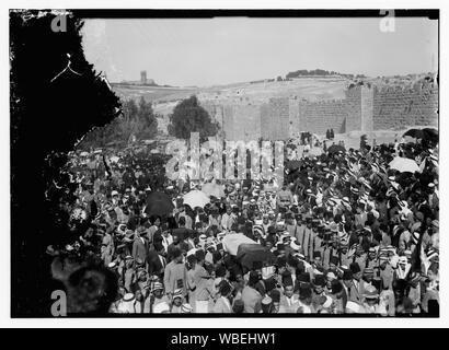 Beerdigung von König Hussein, Jerusalem, Prozession Abstract / Medium: G. Eric und Edith Matson Fotosammlung Stockfoto