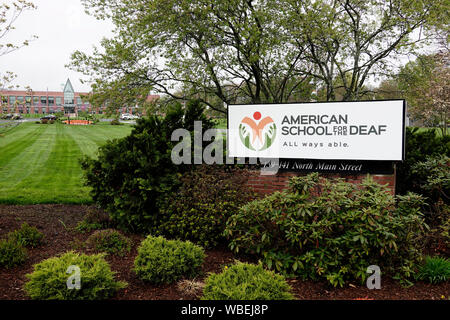 Amerikanische Schule der Gehörlosen West Hartford, Connecticut Stockfoto