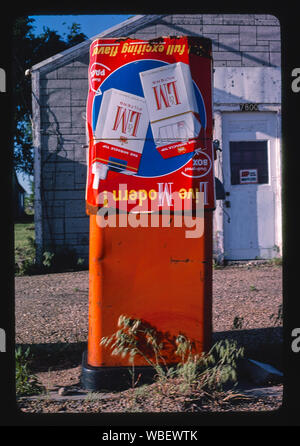 Gas Pumpe, Route 66, Amarillo, Texas Stockfoto