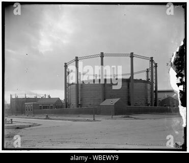 Gas Tank bei 26&G Abstract / Medium: Harris & Ewing Fotosammlung Stockfoto