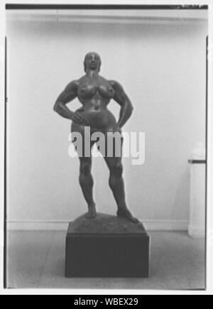 Gaston Lachaise, Ausstellung im Museum für Moderne Kunst. Abstract / Medium: Gottscho-Schleisner Sammlung Stockfoto