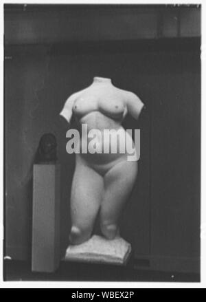 Gaston Lachaise, Ausstellung im Museum für Moderne Kunst. Abstract / Medium: Gottscho-Schleisner Sammlung Stockfoto