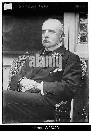 General Sir John French Abstract / Medium: 1 Negativ: Glas; 5 x 7 in. oder kleiner. Stockfoto