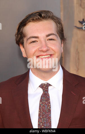 Los Angeles, USA. 26 Aug, 2019. Michael Gandolfini bei New Line Cinema's 'Es Kapitel Zwei "Weltpremiere statt im Regency Dorf Theater in Westwood, CA, 26. August 2019. Foto: Joseph Martinez/PictureLux Credit: PictureLux/Hollywood Archiv/Alamy leben Nachrichten Stockfoto