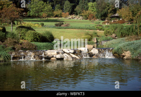 Cowra Japanischer Garten & kulturelle Zentrum wurde zu erkennen und die Beziehung zwischen den Menschen in Cowra Shire & von Japan zu entwickeln. Stockfoto