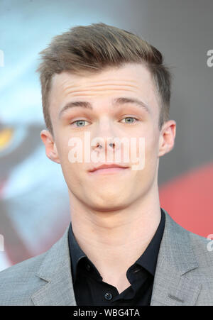 Westwood, Ca. 26 Aug, 2019. Nicholas Hamilton, bei der Premiere von Warner Bros. Pictures' "Es Kapitel Zwei "Regency Dorf Theater in Westwood, Kalifornien am 26. August 2019. Credit: Faye Sadou/Medien Punch/Alamy leben Nachrichten Stockfoto