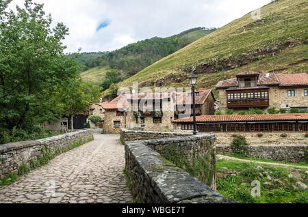 Barcena Mayor Zaragoza Tal in Kantabrien, Spanien. Stockfoto