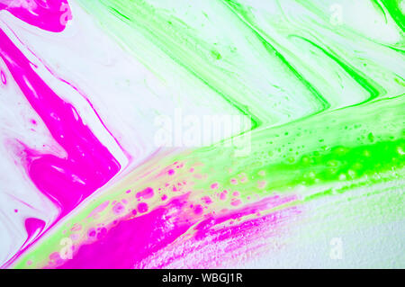 Abstrakte farbenfrohe Gemälde Hintergrund in Fluid Technik gemacht. Trendy Muster. Stockfoto