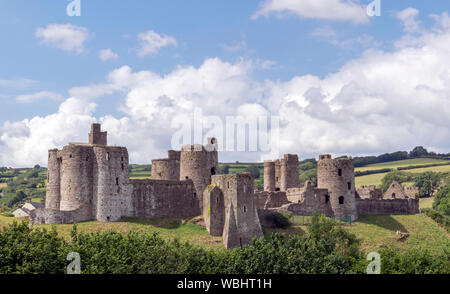 Kidwelly Castle/Castell Cydwell, Carmarthenshire, Wales Stockfoto