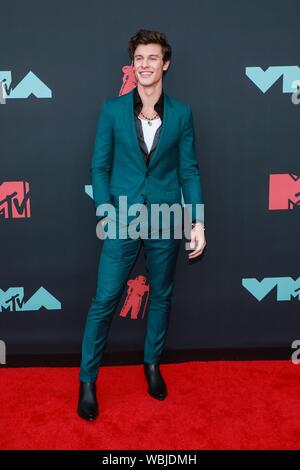 Newark, NJ, USA. 26 Aug, 2019. Shawn Mendes in der Ankunftshalle für 2019 MTV Video Music Awards - Ankünfte, Prudential Center, Newark, NJ 26 August, 2019. Credit: Jason Mendez/Everett Collection/Alamy leben Nachrichten Stockfoto