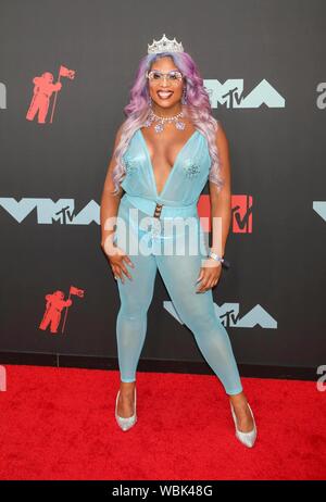 Pfefferminze besucht die 2019 MTV Video Music Awards VMAs, im Prudential Center in Newark, New Jersey, USA, am 26. August 2019. | Verwendung weltweit Stockfoto