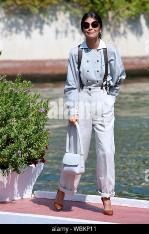 Venezia, Italien. 27 Aug, 2019. 76. Filmfestival von Venedig 2019, Hotel Excelsior pier arrivalsPictured: Alessandra Mastronardi Credit: Unabhängige Fotoagentur/Alamy leben Nachrichten Stockfoto