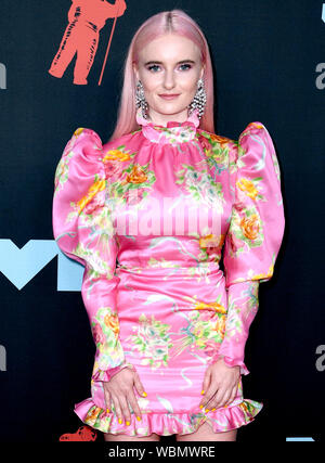 Gnade Chatto Teilnahme an den MTV Video Music Awards 2019 im Prudential Center in Newark, New Jersey statt. Stockfoto