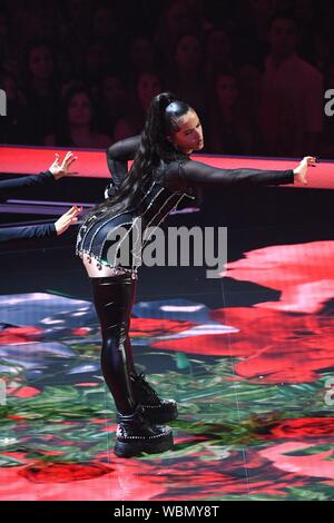 NEWARK, NJ - 26. August: Rosalia nimmt an den MTV Music Video Awards im Prudential Center am 26. August 2019 in Newark, New Jersey. Foto: imageSPACE/MediaPunch Stockfoto