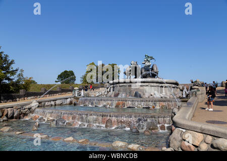 Gefion Fountain in Kopenhagen, Dänemark Stockfoto