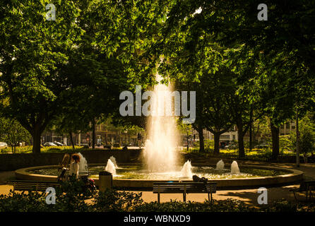 Amsterdam im Herbst Stockfoto