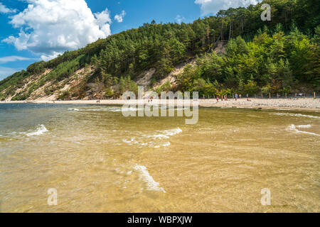Ostsee Strand von Misdroy/Miedzyzdroje, Insel Wolin, Westpommern, Polen, Europa | Ostsee Strand in Miedzyzdroje, Insel Wolin, Westpommern Stockfoto