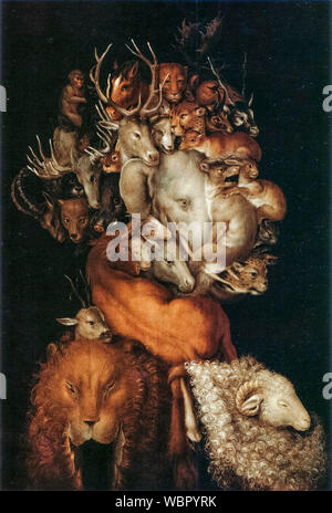 Giuseppe Arcimboldo, Erde, (Die Vier Elemente), Malerei, 1566 Stockfoto