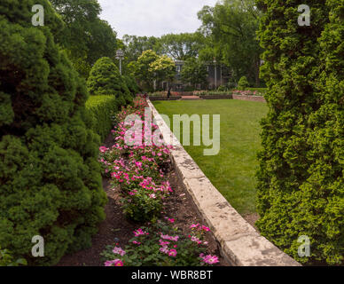 Rose Park Evanston Il Stockfoto