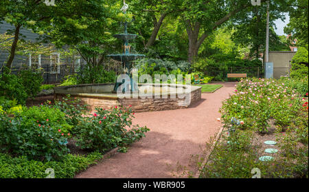 Rose Park Evanston Il Stockfoto