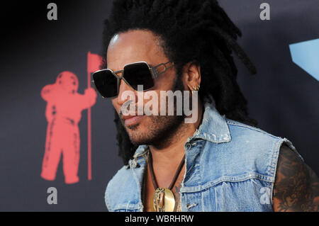 Newark, USA. 27 Aug, 2019. Lenny Kravitz besucht die 2019 MTV Video Music Video Awards im Prudential Center in Newark, NJ: SOPA Images Limited/Alamy Leben Nachrichten gehalten Stockfoto