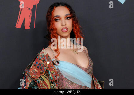 Newark, USA. 27 Aug, 2019. FKA Zweigen (Tahliah So wie Barnett) besucht die 2019 MTV Video Music Video Awards im Prudential Center in Newark, NJ: SOPA Images Limited/Alamy Leben Nachrichten gehalten Stockfoto