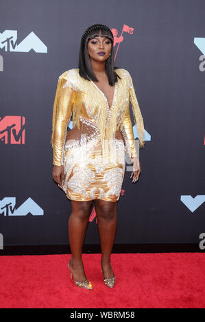 Newark, USA. 26 Aug, 2019. Amara La Negra besucht die 2019 MTV Video Music Video Awards im Prudential Center in Newark, NJ: SOPA Images Limited/Alamy Leben Nachrichten gehalten Stockfoto