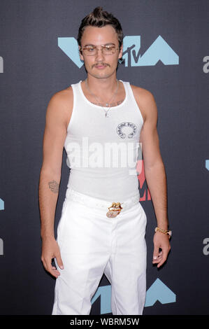 Newark, USA. 27 Aug, 2019. Brandon Thomas Lee besucht die 2019 MTV Video Music Video Awards im Prudential Center in Newark, NJ: SOPA Images Limited/Alamy Leben Nachrichten gehalten Stockfoto