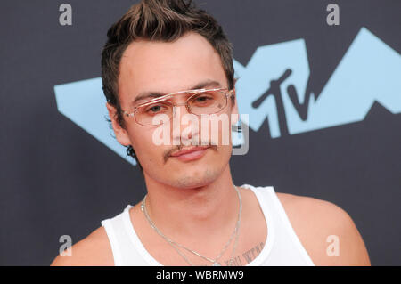 Newark, USA. 27 Aug, 2019. Brandon Thomas Lee besucht die 2019 MTV Video Music Video Awards im Prudential Center in Newark, NJ: SOPA Images Limited/Alamy Leben Nachrichten gehalten Stockfoto