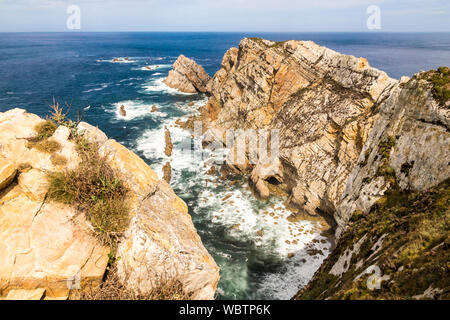 Cabo de Penas (Kap Penas), Spanien, nördlichster Punkt des Fürstentums Asturien in den Gemeinden Gozon und Carreno Stockfoto