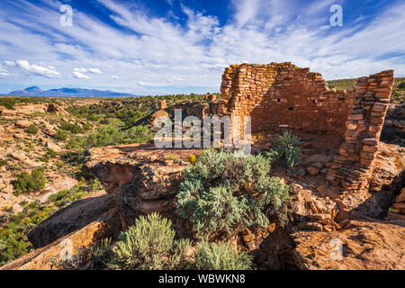 Turm Nummer Ruinen, Hovenweep National Monument, Utah USA Stockfoto