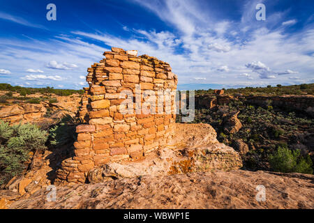 Turm Nummer Ruinen, Hovenweep National Monument, Utah USA Stockfoto