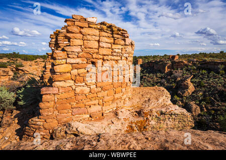 Turm Nummer Ruinen, Hovenweep National Monument, Utah USA Stockfoto