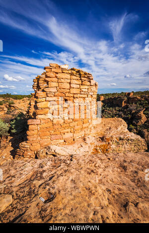 Turm Nummer Ruinen, Hovenweep National Monument, Utah USA Stockfoto