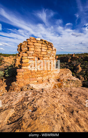 Turm Nummer Ruinen, Hovenweep National Monument, Utah USA Stockfoto
