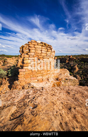 Turm Nummer Ruinen, Hovenweep National Monument, Utah USA Stockfoto