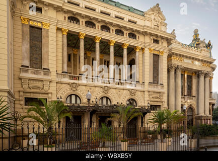 Theatro Municipal im Zentrum von Rio de Janeiro, Brasilien Stockfoto