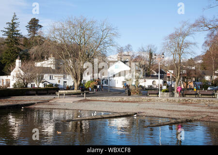 Waterhead der Kopf von Windermere in der Nähe von Ambleside Lake District Cumbria England Stockfoto