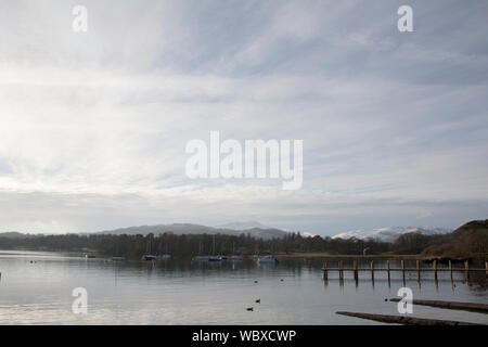 Waterhead der Kopf von Windermere in der Nähe von Ambleside Lake District Cumbria England Stockfoto