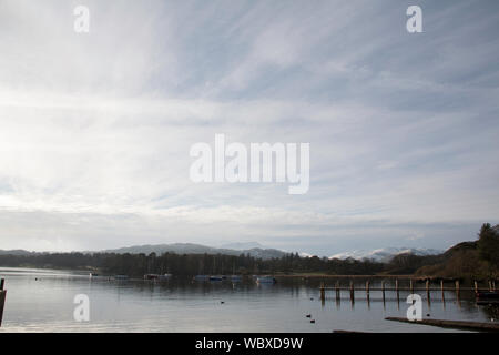 Waterhead der Kopf von Windermere in der Nähe von Ambleside Lake District Cumbria England Stockfoto