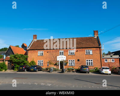 Das Crown Inn, Westleton, Suffolk, England, UK. Stockfoto