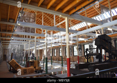 Verdant Works, in Dundee, ein lebendiges Museum der industriellen Geschichte feiern Jute der Stadt- und die Textilindustrie. Stockfoto