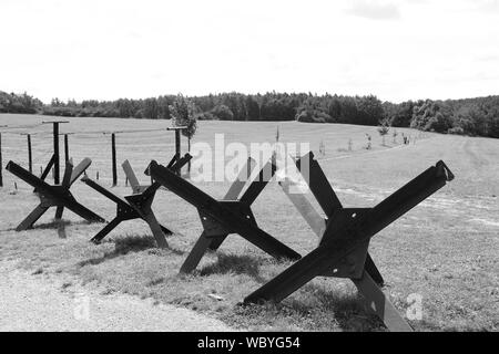 Cizov, Tschechische Republik. Čížov (Deutsche Zaisa) ist ein Bezirk der Gemeinde Horní Břečkov in der Tschechischen Republik Stockfoto