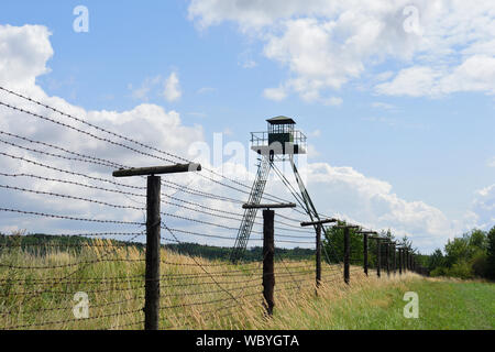 Cizov, Tschechische Republik. Čížov (Deutsche Zaisa) ist ein Bezirk der Gemeinde Horní Břečkov in der Tschechischen Republik Stockfoto