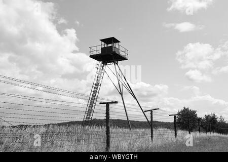 Cizov, Tschechische Republik. Čížov (Deutsche Zaisa) ist ein Bezirk der Gemeinde Horní Břečkov in der Tschechischen Republik Stockfoto