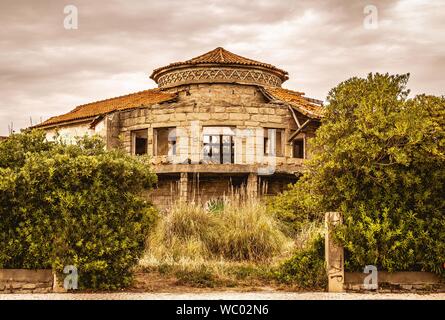 Verlassene Hotel Miramar Portugal Stockfoto